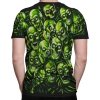 Skull Pile Green - Glow - Liquid Blue